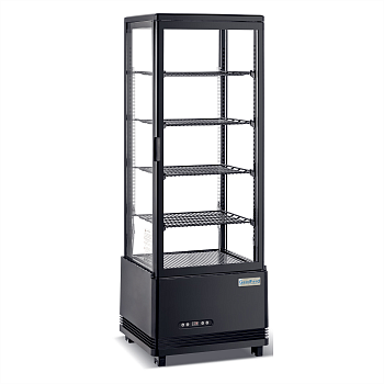 Шкаф холодильный GoodFood RT118L черная витрина барная настольная black