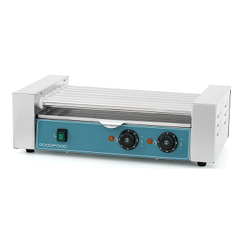 Гриль роликовый GoodFood HDRG7 BLUE, 7 роликов