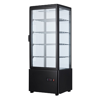 Шкаф холодильный Reednee RT98L black витрина барная настольная черная