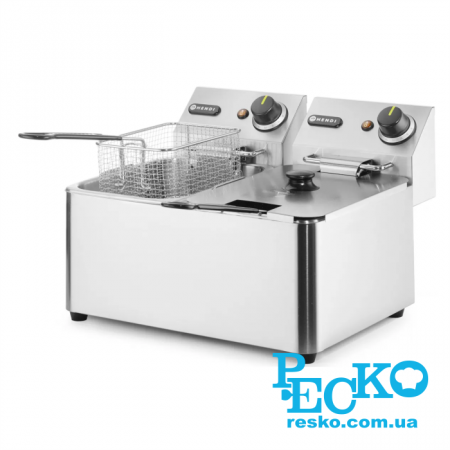 Фритюрниця Hendi 205846 електрична професійна 4+4 л