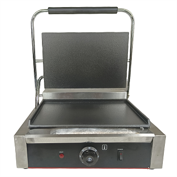 Гриль контактный EWT INOX CGR811EB прижимной профессиональный гладкий