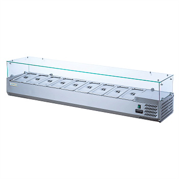 Витрина для топпинга GoodFood GF-VRX2000/330-H6C холодильная для пиццы пиццерии