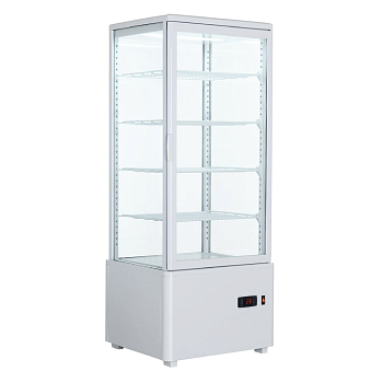 Шкаф холодильный Hurakan HKN-UPD98W white витрина барная настольная черная