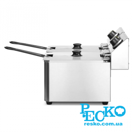 Фритюрниця Hendi 205839 електрична професійна 8+8 л