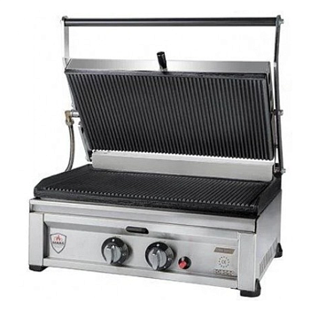 Гриль контактный Remta R79 прижимной профессиональный ребристый