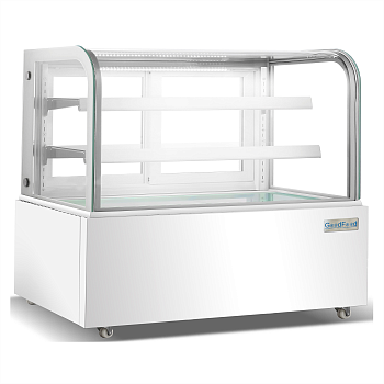 Витрина холодильная GoodFood FW370R белая кондитерская напольная горизонтальная