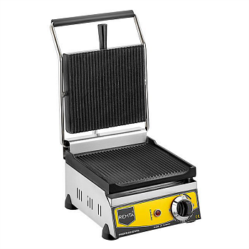 Гриль контактный Remta R72 прижимной профессиональный ребристый
