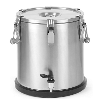 Термос для еды из нержавеющей стали 20 л Hendi 710227 для транспортировки еды