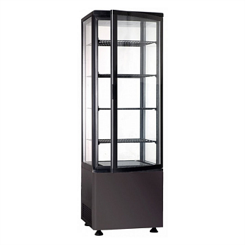 Шкаф холодильный Frosty FL218 black витрина барная напольная черная