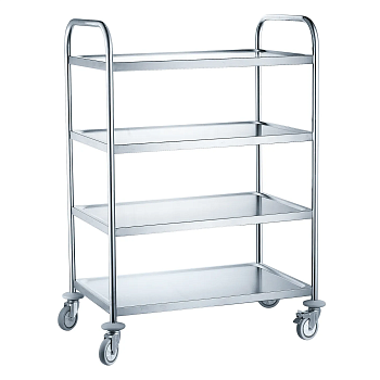 Тележка сервировочная Hendi 810118 четыре полки