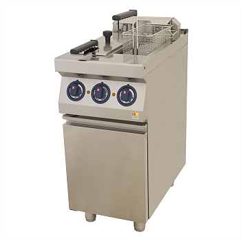 Фритюрница Kogast EFT7/2x5 с краном электрическая профессиональная 5+5 л