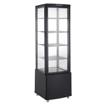 Шкаф холодильный GoodFood RT215L3 черная витрина барная настольная black