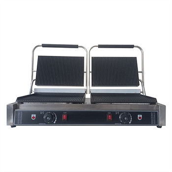 Гриль контактный Frosty EGS-44 прижимной профессиональный ребристый