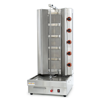Аппарат для шаурмы газовый GoodFood SM5MG электропривод