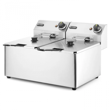 Фритюрниця Hendi 205839 електрична професійна 8+8 л