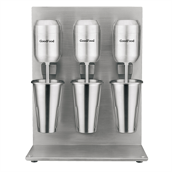 Миксер молочный GoodFood MFD33 для молочных коктейлей профессиональный 3x1 л